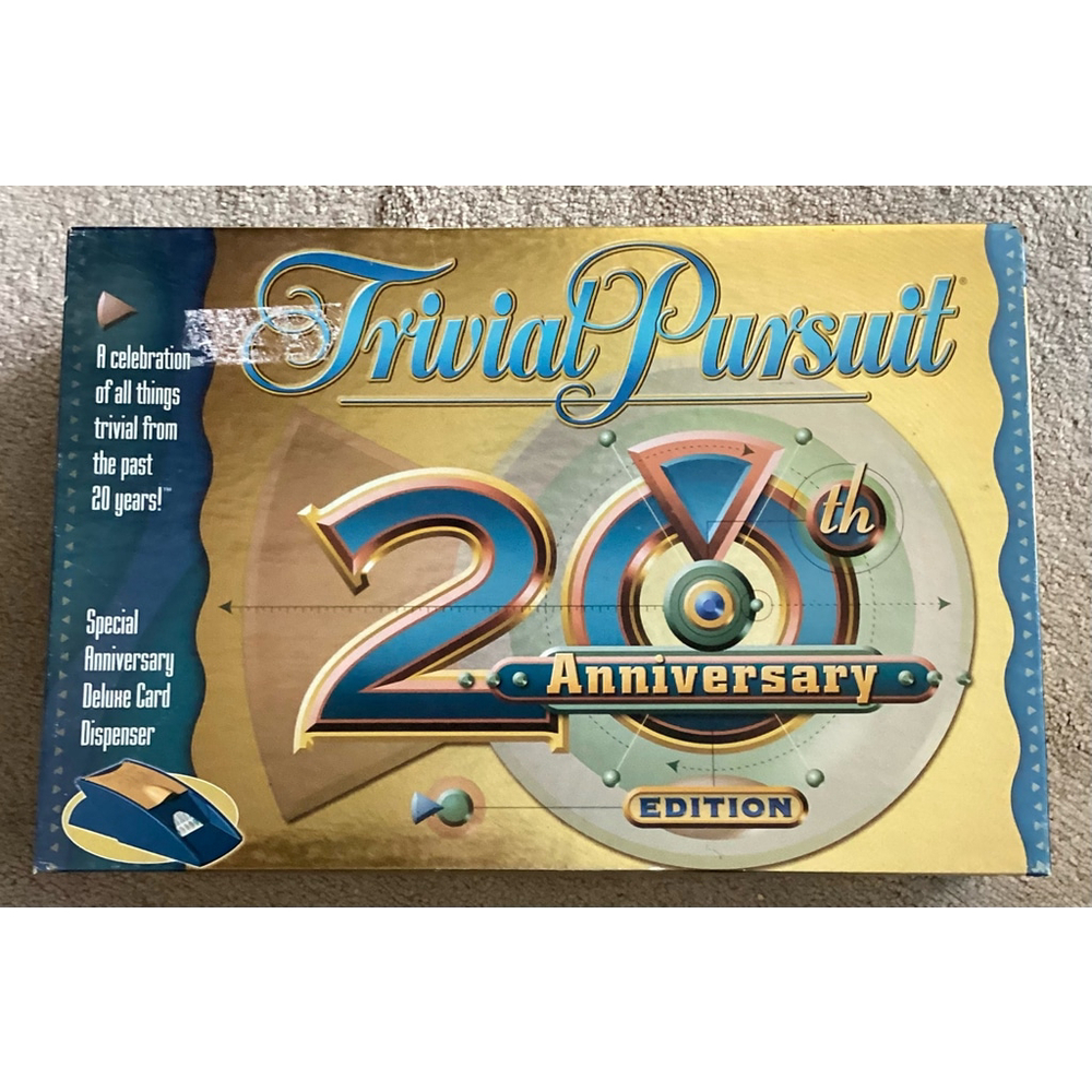 Unisex Trivial Pursuit 20th Anniversary Edition Game - Gold & Blue